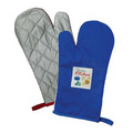 Oven Mitt with Woven Patch